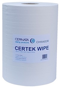 CERNATA� CERTEK Wiping Roll 400 Sheets 30x38cm White